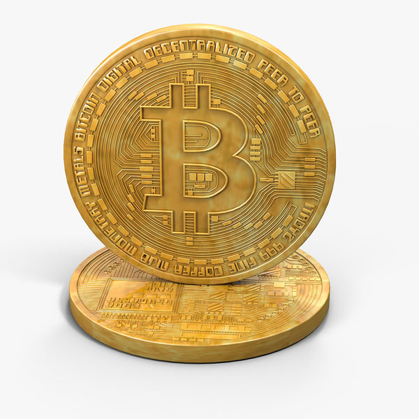 3d bitcoin coin model