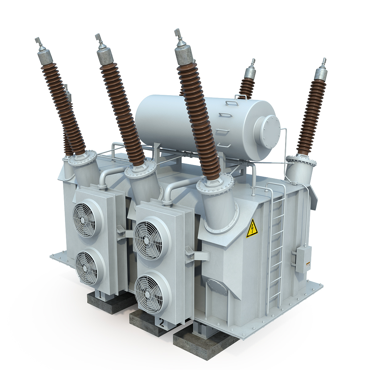 3d power transformer model