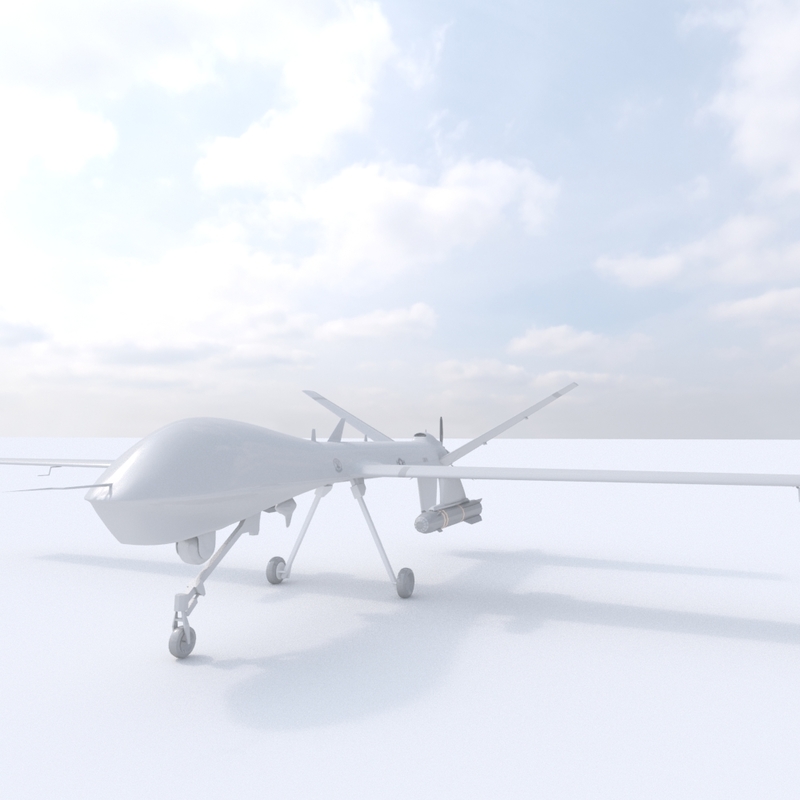 Mq-9 Predator 3d Model