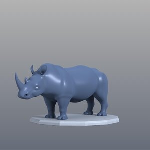 3d rhino model