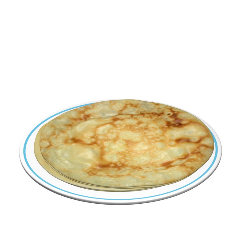 pancake 3d model