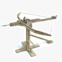 3d artillery arrow ballista model