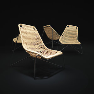 tina-rattan-chair-by-expormim 3d model