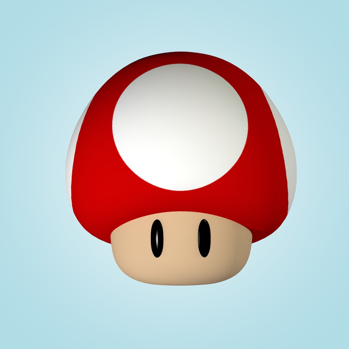 Super Mario Mushroom 3d C4d