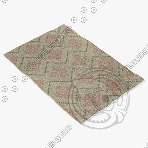 capel rugs 3629 530f 3d 3ds