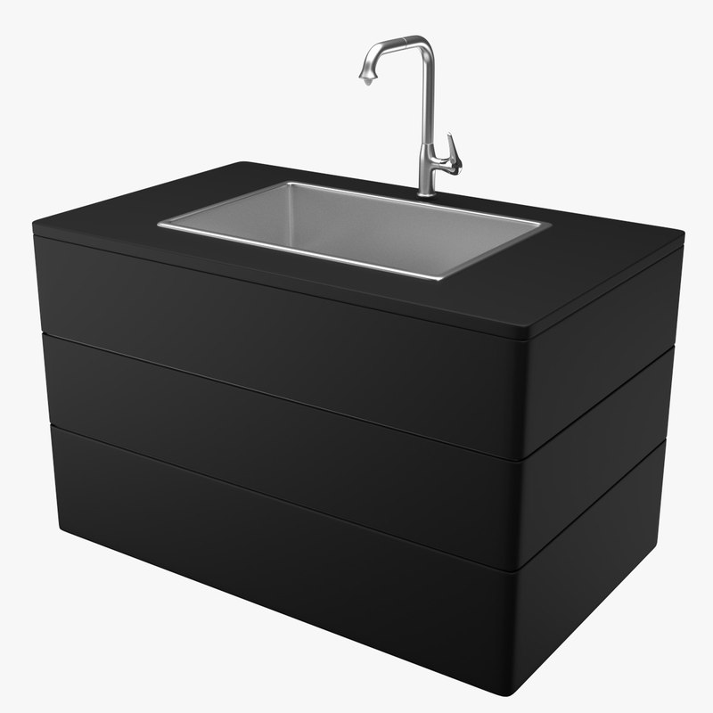 3dsmax kitchen sink tap