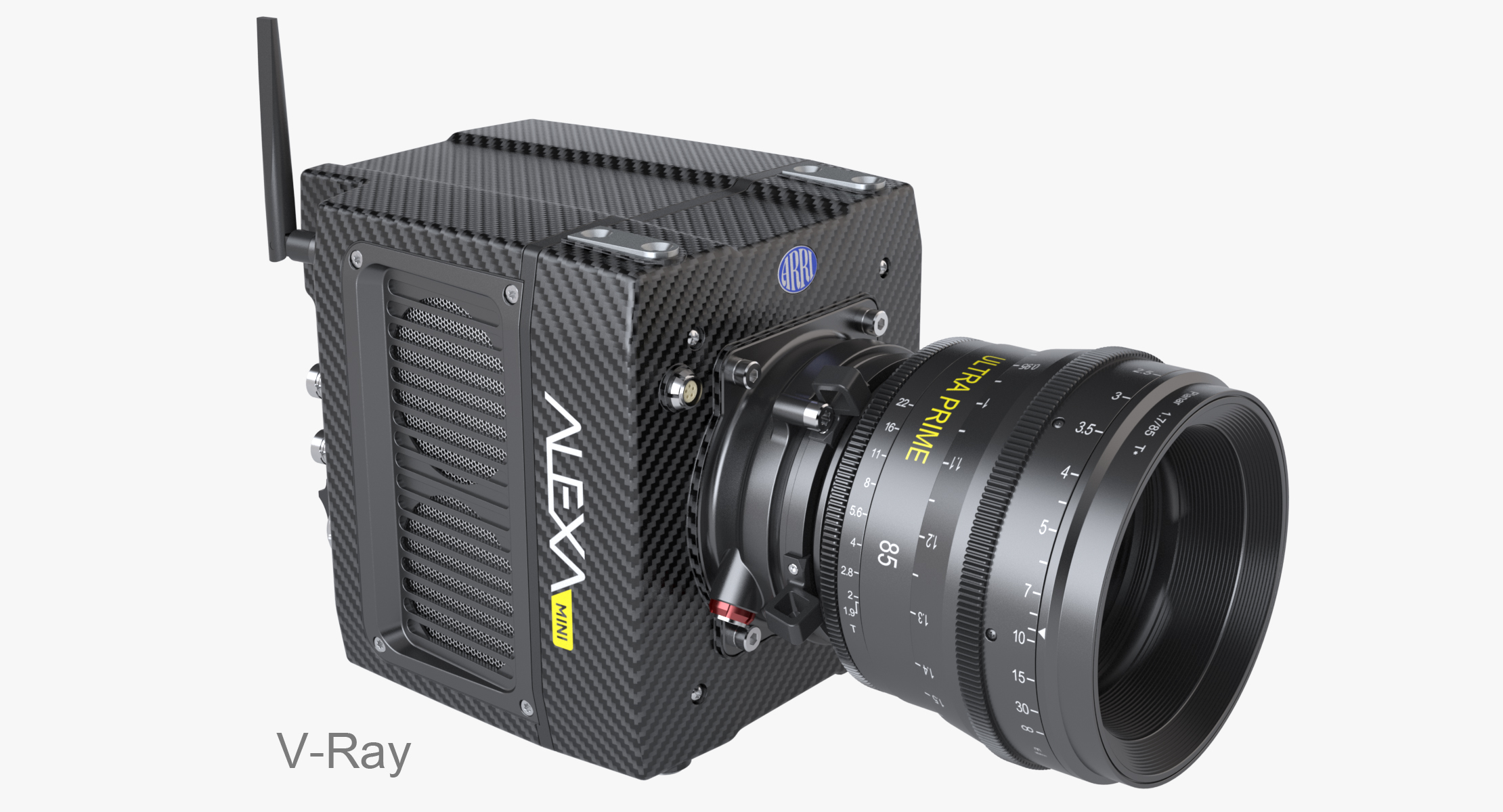 photoreal camera arri alexa 3d model