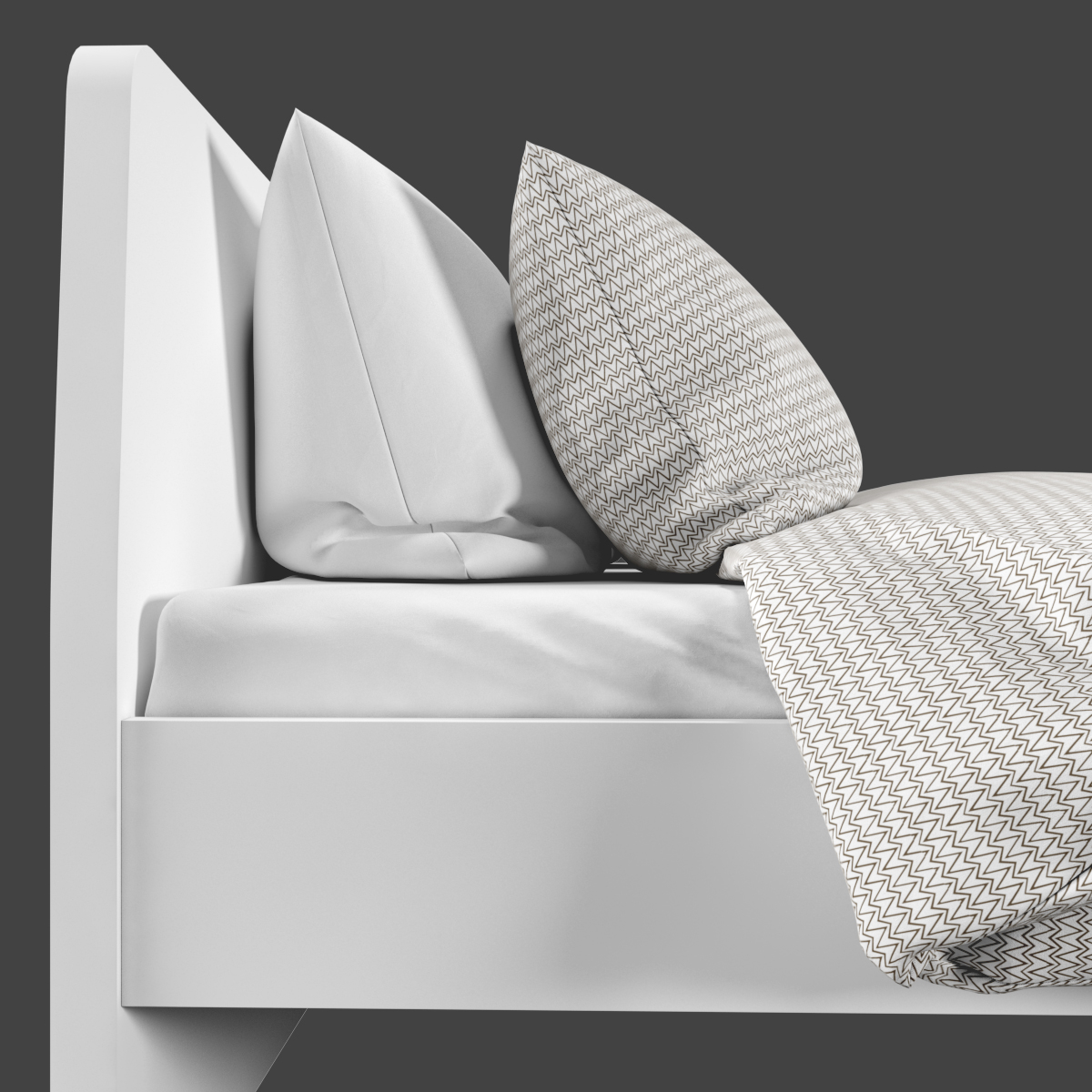 ikea askvoll bed 3d max