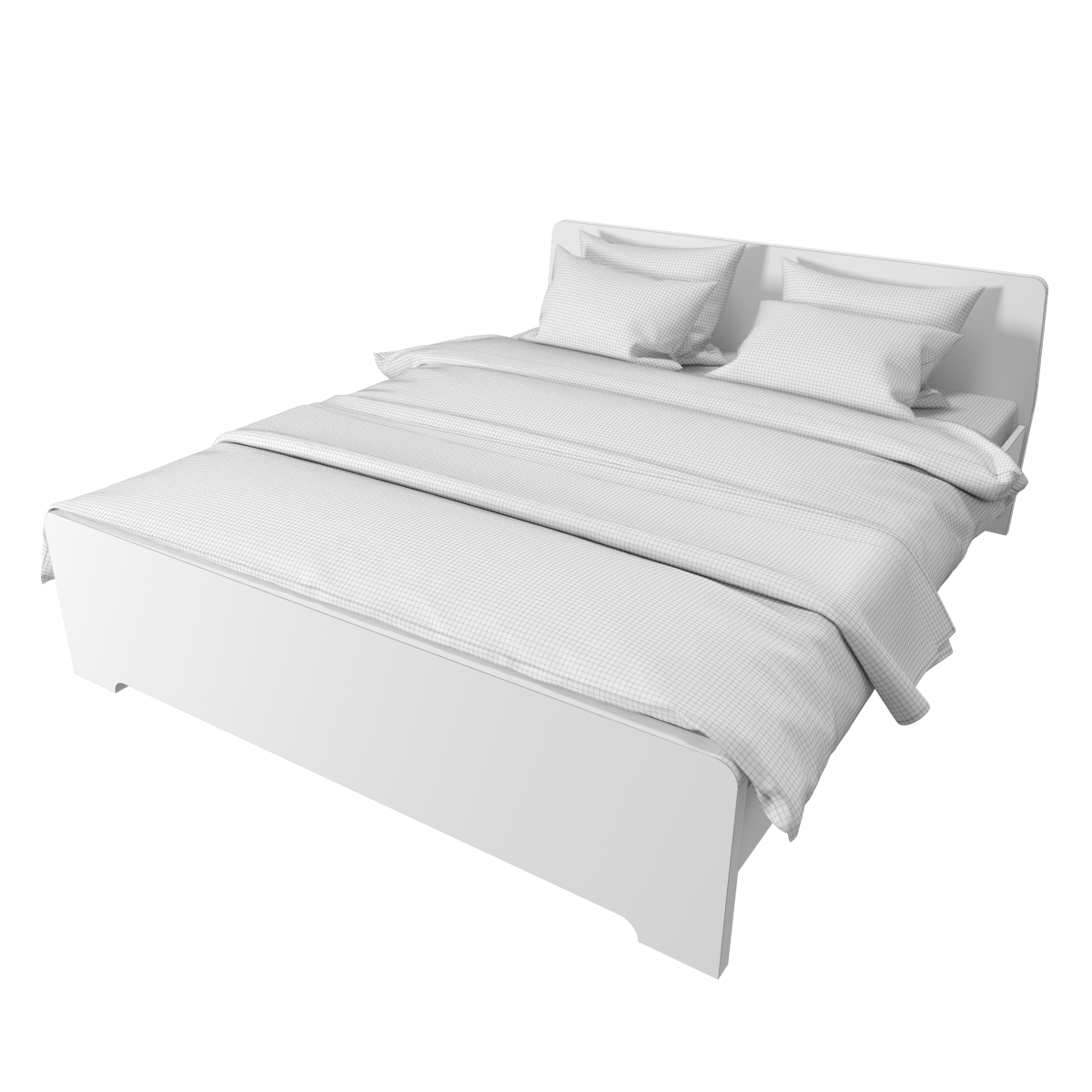 ikea askvoll bed 3d max