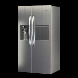3ds max midea refrigerator
