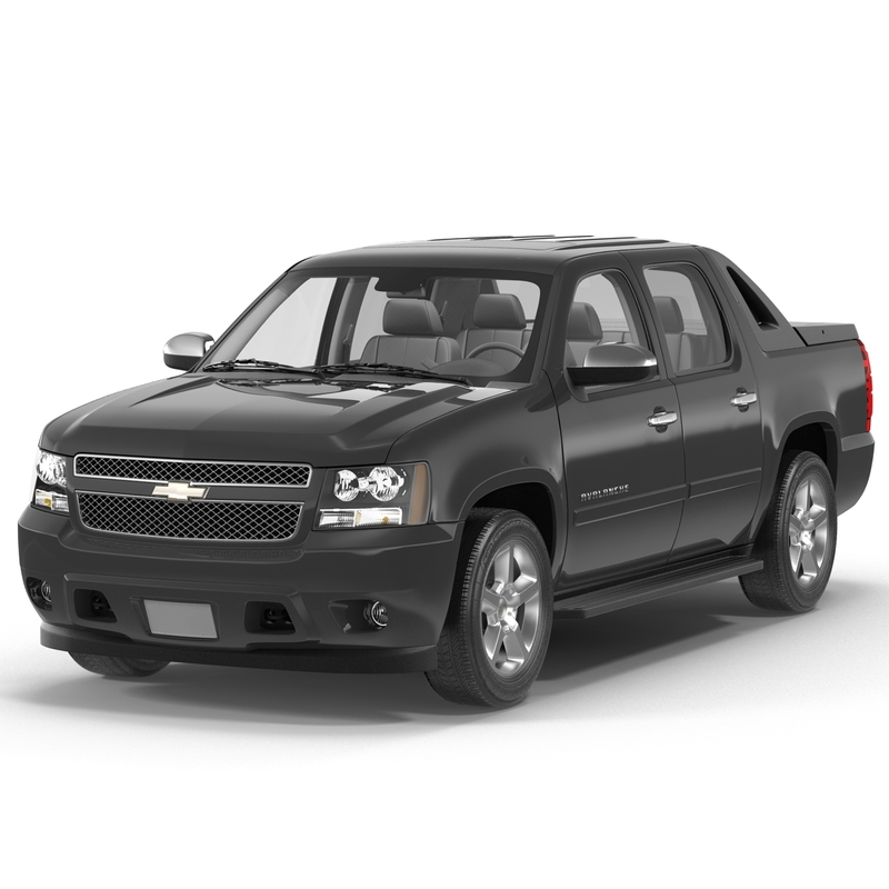 chevrolet avalanche 2015 rigged 3d max