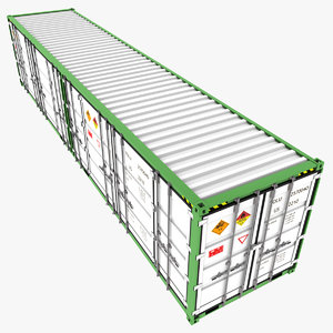 iso open shipping container
