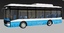 electric city bus 3d model