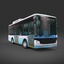 electric city bus 3d model