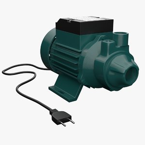electric water pump 1 3d model
