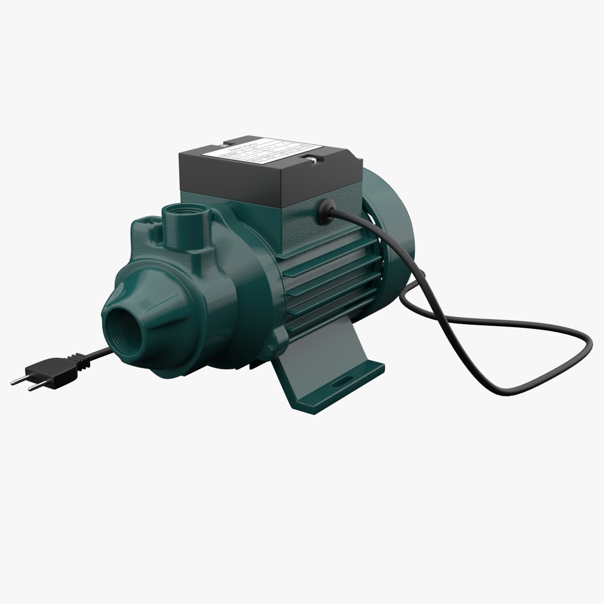 Electric Water Pump 1 3d Model