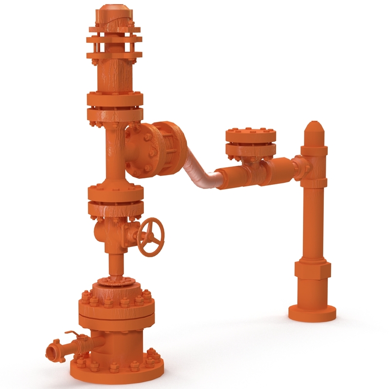 3ds max oil pump stuffing box