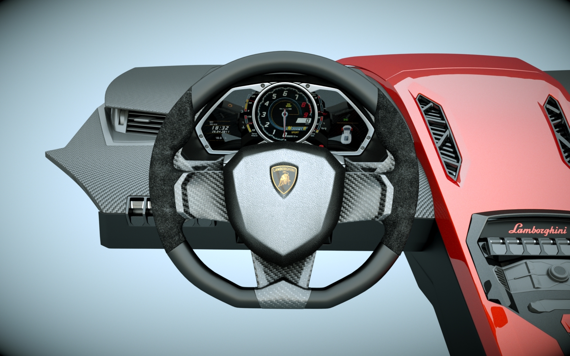 Max Lamborghini Dashboard