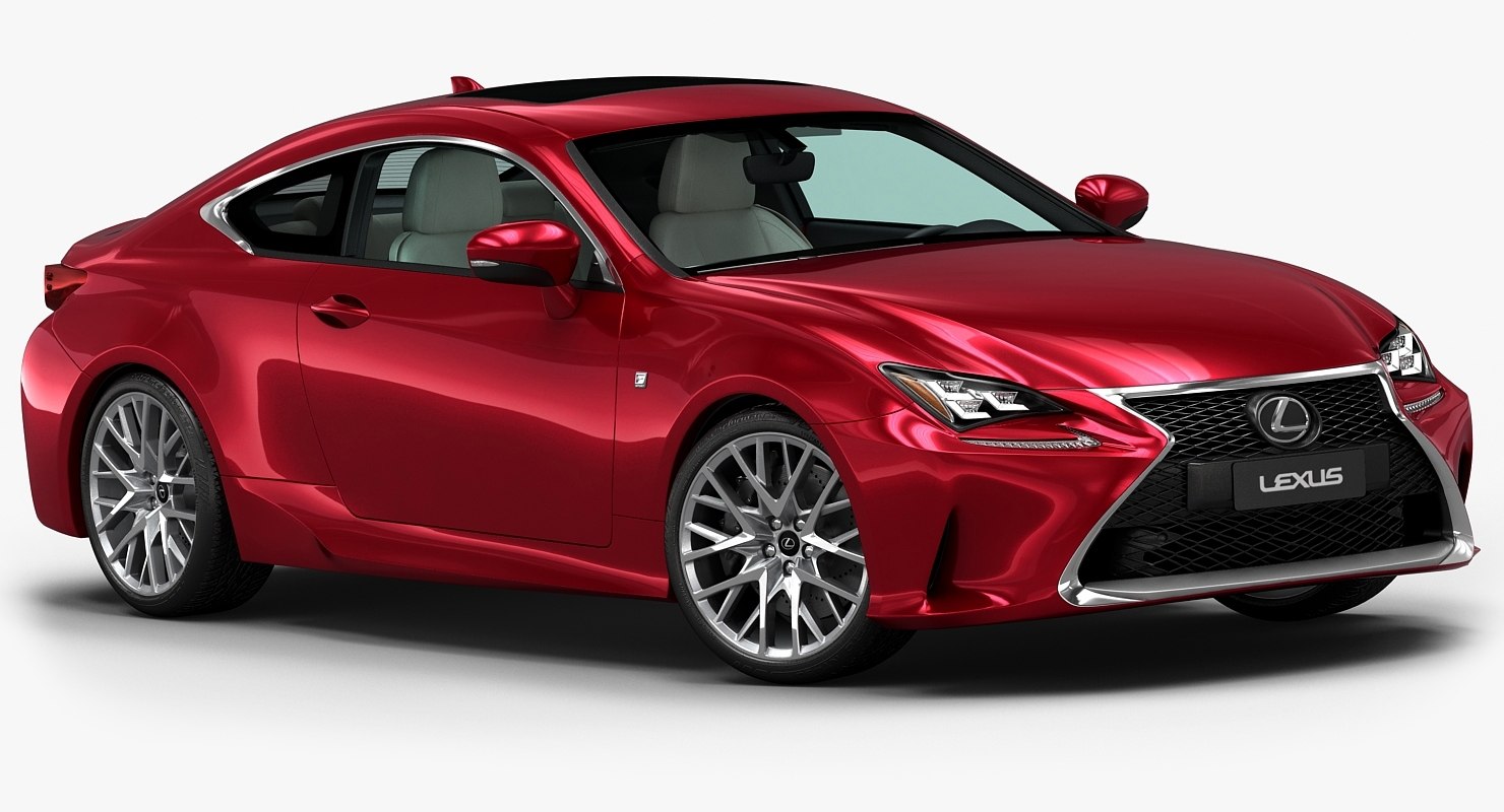 3d model 2015 lexus rc