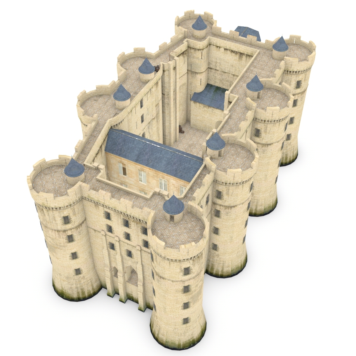 castle bastille 3d model