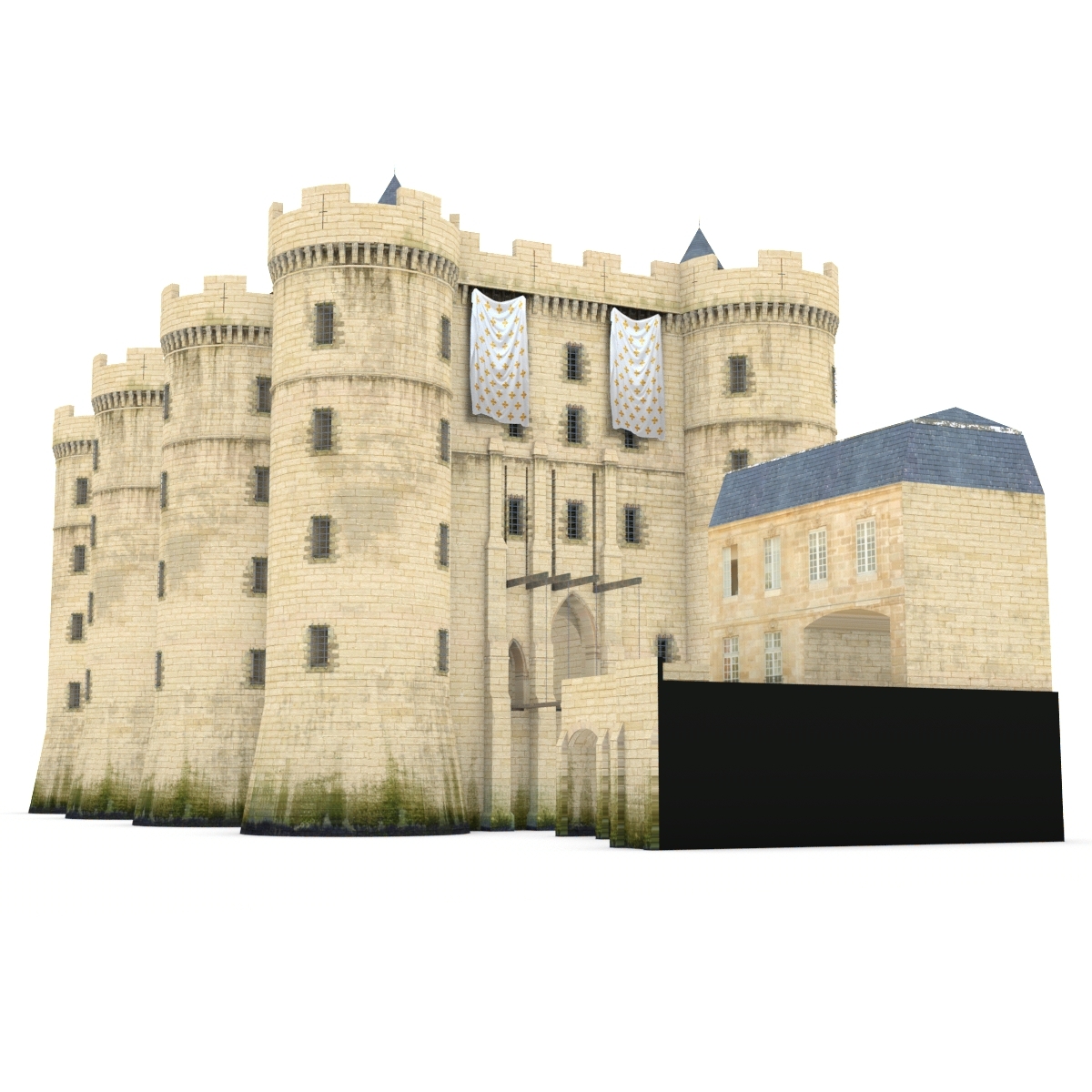 castle bastille 3d model