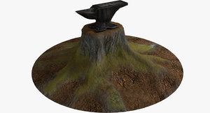 3d model fantasy anvil
