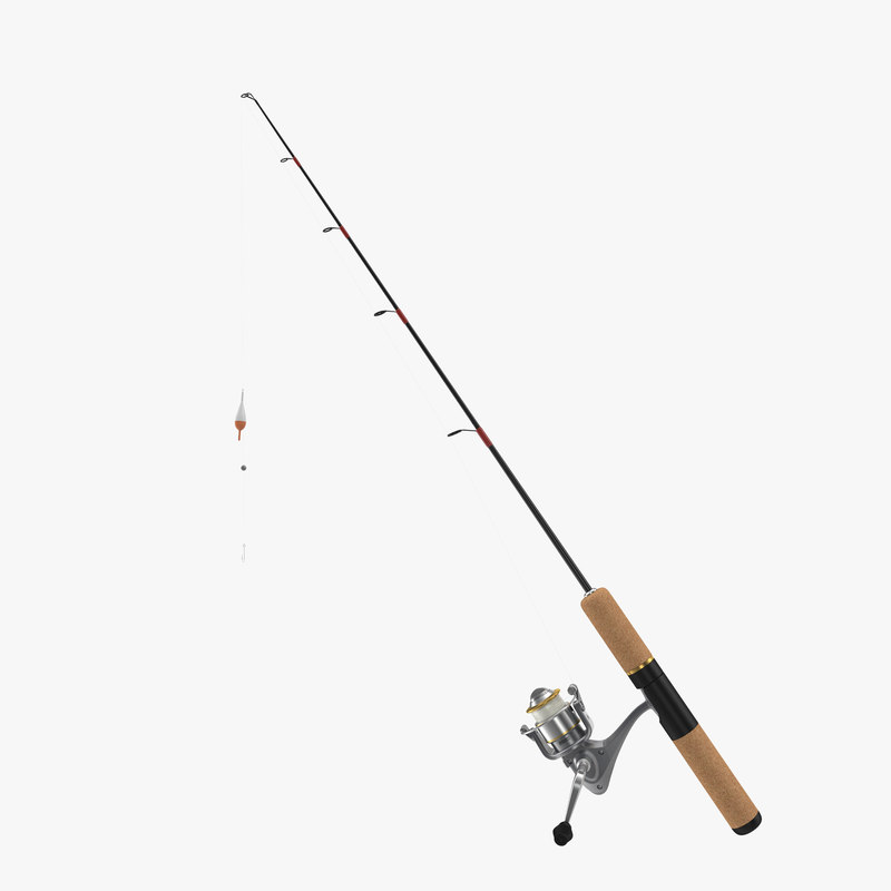 fishing pole generic obj