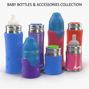3ds max pura kiki baby bottles