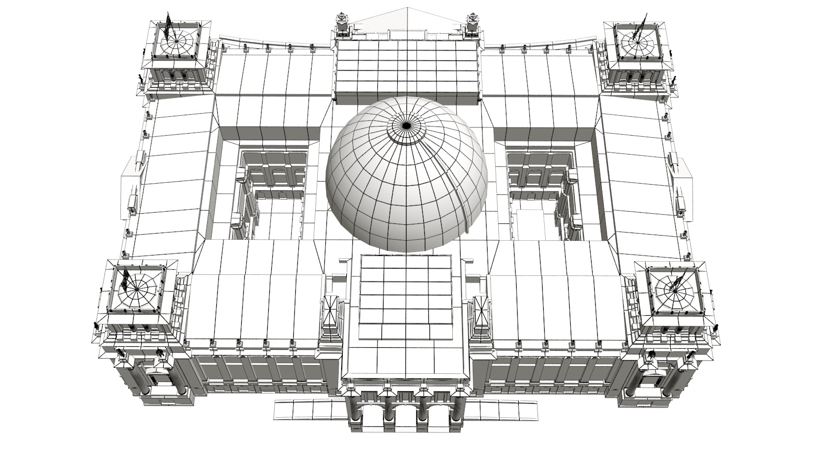 3d model reichstag building