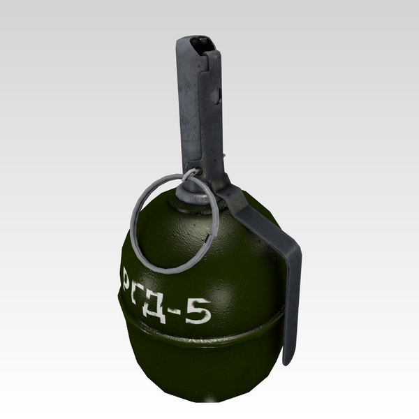 rgd-5手榴弹3d模型
