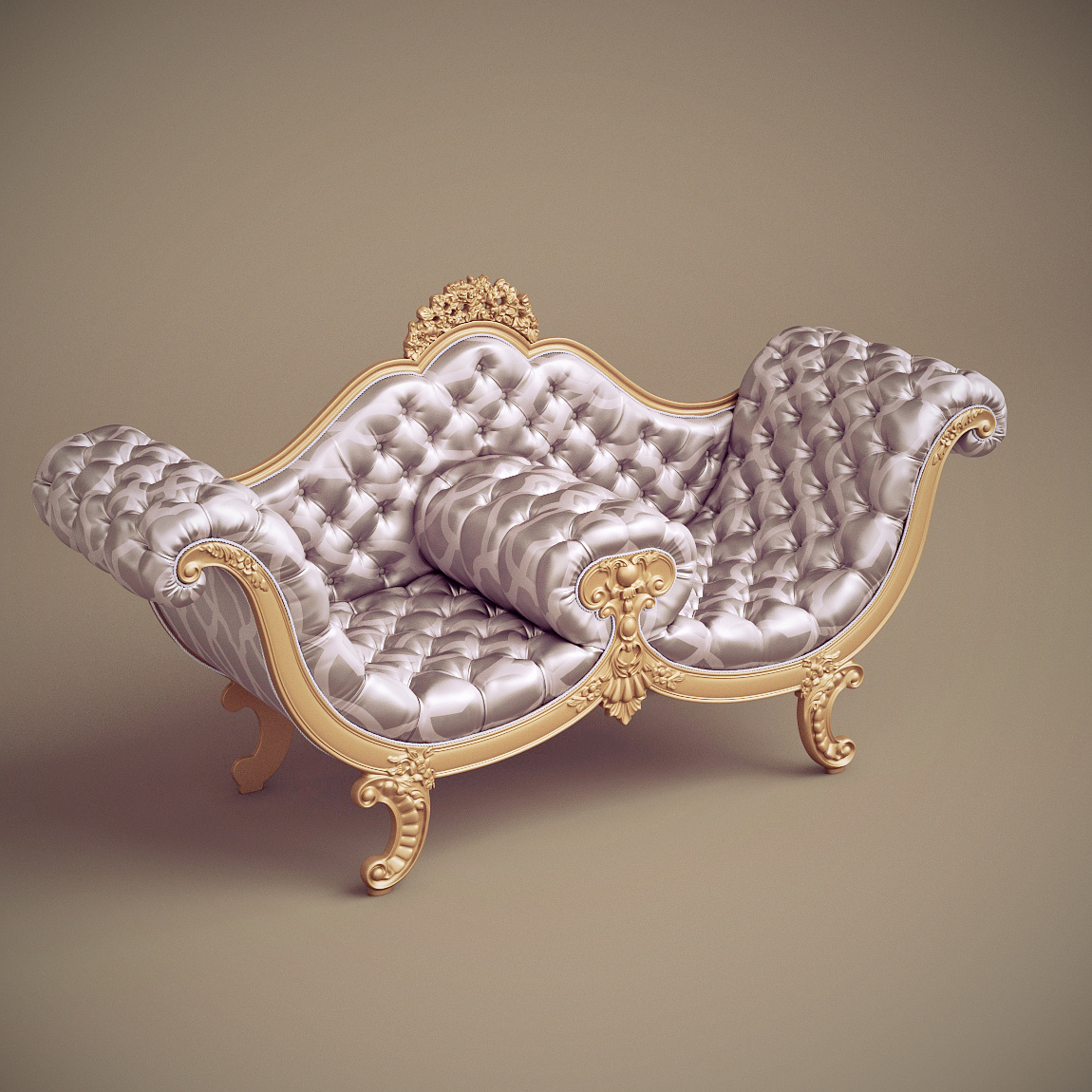 3d model of jc hermes sofa nap-72