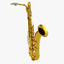3ds max baritone saxophone