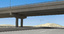 3d highway construction desert model