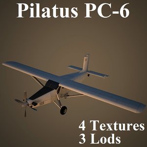 3d pilatus porter model