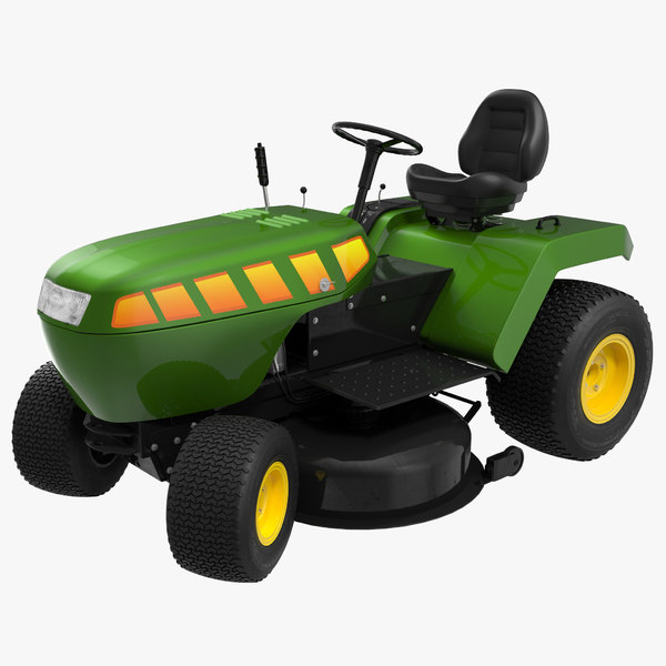 3d model lawn tractor