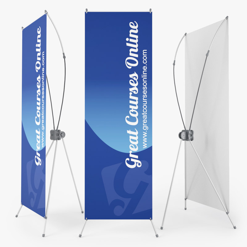 3d x banner stand standy