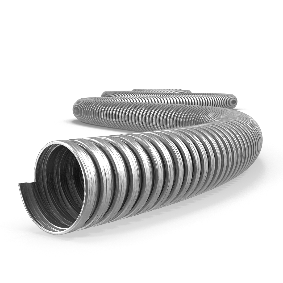 Steel electrical conduit 2 3D model TurboSquid 1499778