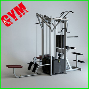 multi gym 3d model