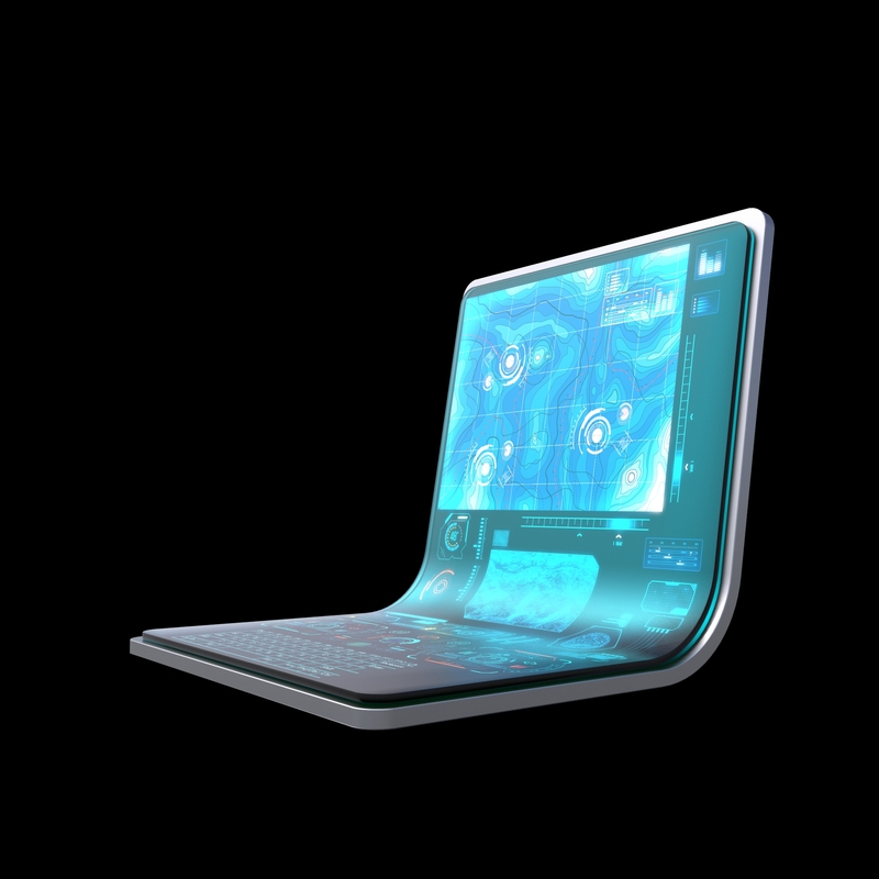 3ds max laptop hologram