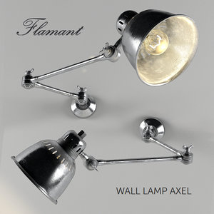 wall lamp axel 3d max