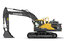 construction equipment excavator ec380el 3d max
