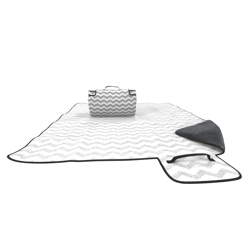 max picnic blanket white set