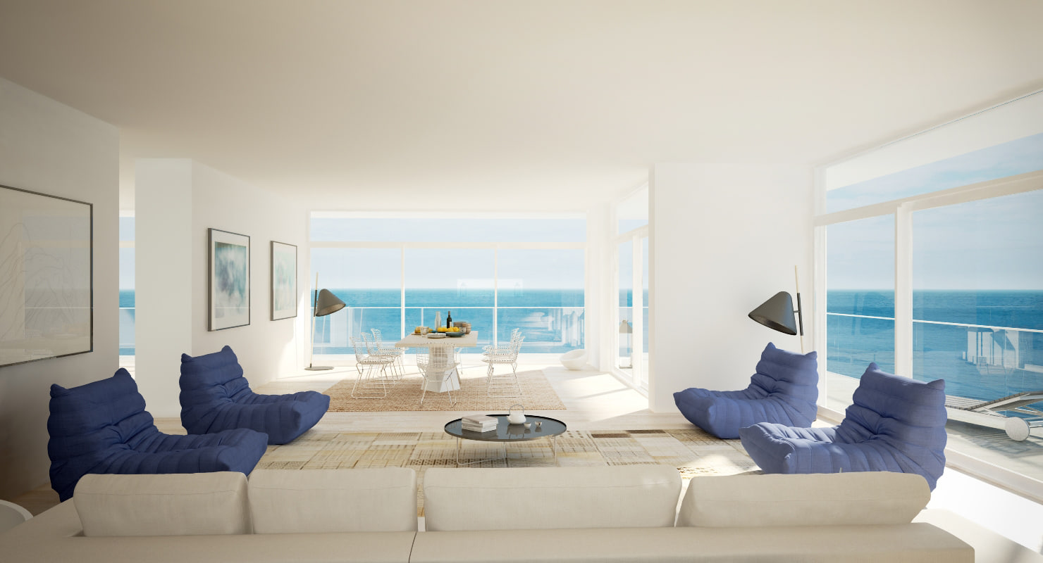 sea living room inspo