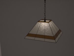 3dsmax flat tiffany lamp