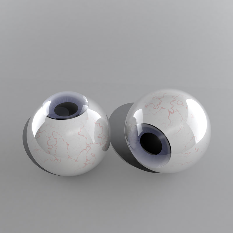 Cartoon Eyeball 3d C4d 