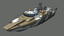 combat boat bk-16 3d model