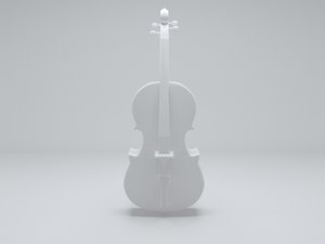 3d cello model