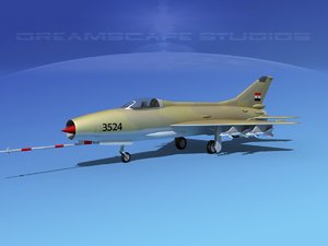 3d max mig-21 fishbed jet fighter