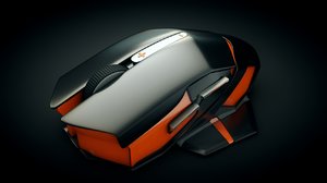 wireless gaming mouse 3d c4d