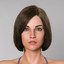alena skinning hairs 3d model